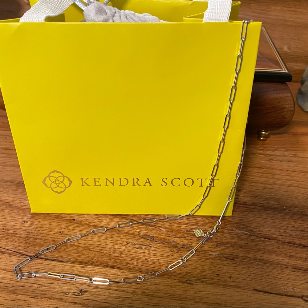 Kendra Scott Silver Link Necklace